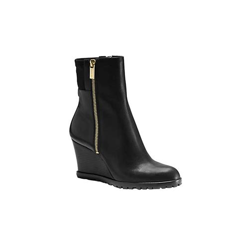 michael kors aileen wedge ankle booties|Michael Kors ankle boots.